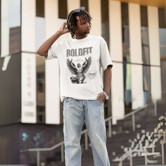 Polo Oversize Boxy Fit Blanco- BOLDFIT®