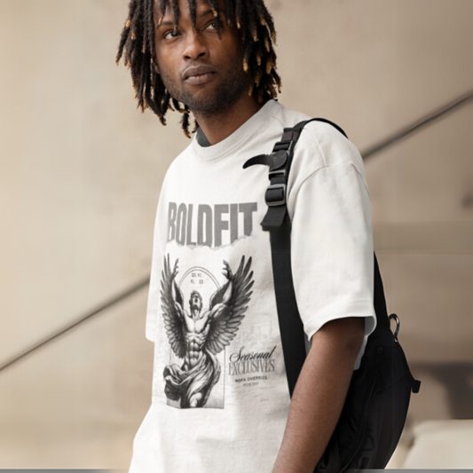 Polo Oversize Boxy Fit Blanco- BOLDFIT®
